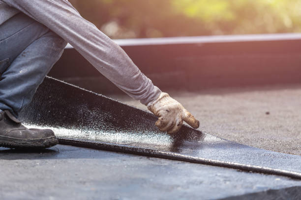 Professional Waterproofing technician working in Columbia, MD